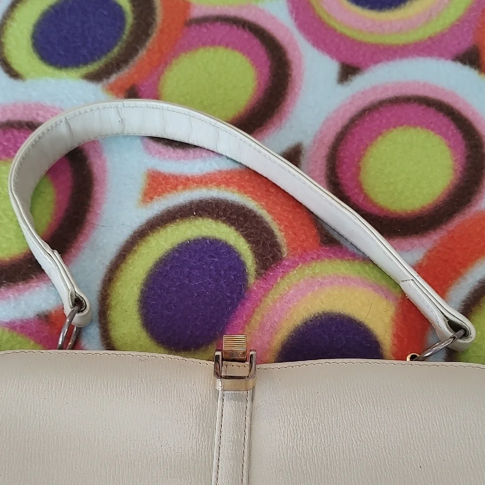 VINTAGE DOFAN Leather Tote Circa 1940-1950's EVC - Picture 4 of 16